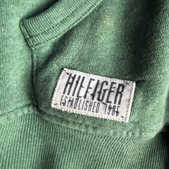 Tommy Hilfiger X L green hoodie - Picture 3 of 4